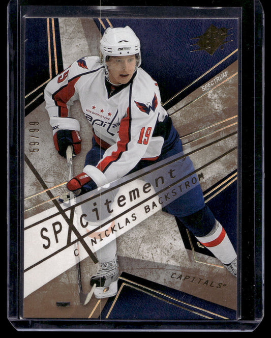 2008-09 Upper Deck SPx - SPXcitement - Spectrum - Nicklas Backstrom #X46 /99
