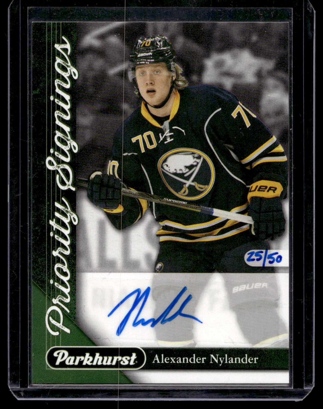 2017-18 Upper Deck Toronto Fall Expo - Parkhurst Priority Signings - Alexander Nylander #PS-AN /50 RY