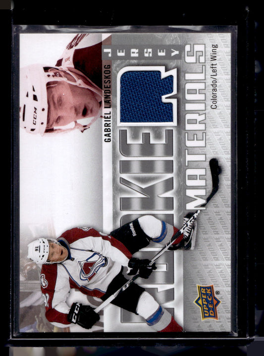 2011-12 Upper Deck - Rookie Materials - Gabriel Landeskog #RM-GL
