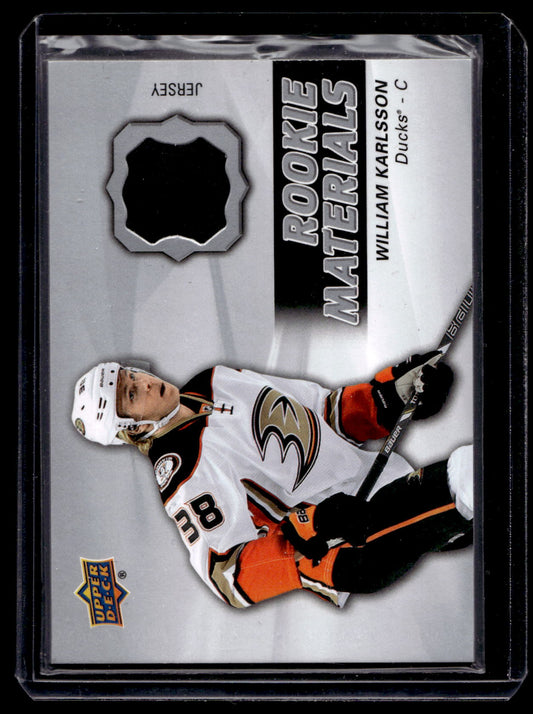 2014-15 Upper Deck - Rookie Materials - William Karlsson #RM40 RY