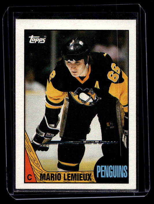 1987-88 Topps - Mario Lemieux #15