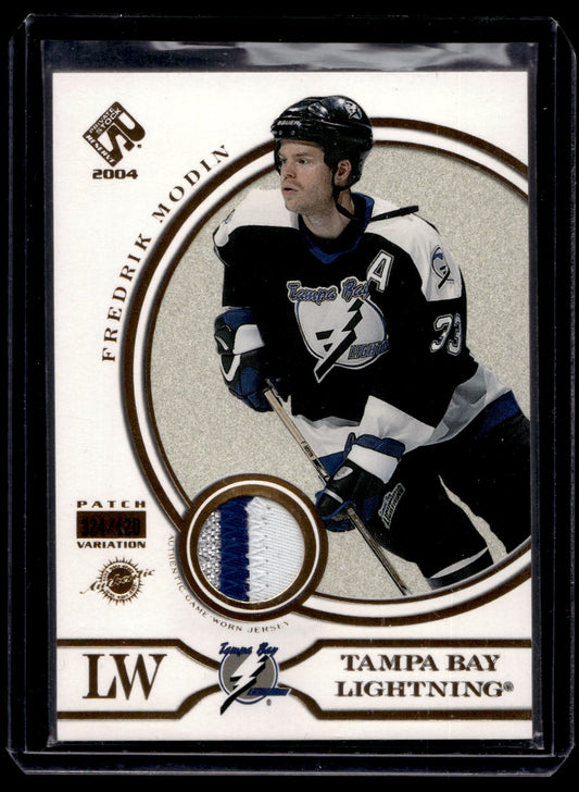 2003-04 Pacific Private Stock Reserve - Patch - Fredrik Modin #201 /420