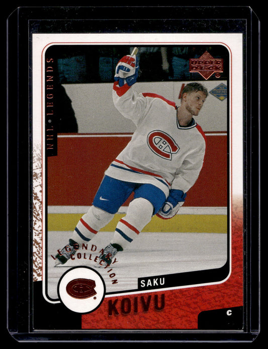 2000-01 Upper Deck Legends - Legendary Collection Bronze - Saku Koivu #63 /25