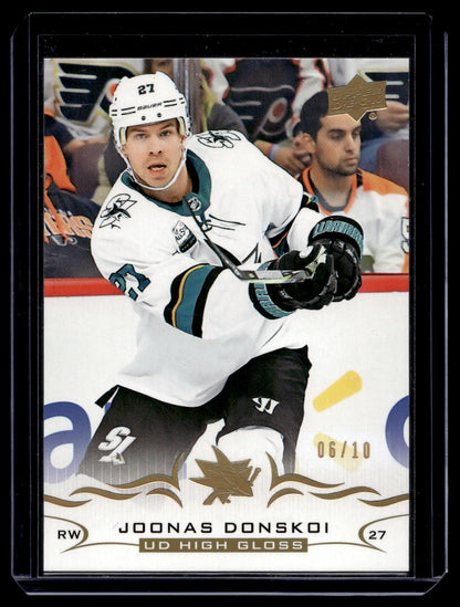 2018-19 Upper Deck - High Gloss - Joonas Donskoi #404 /10