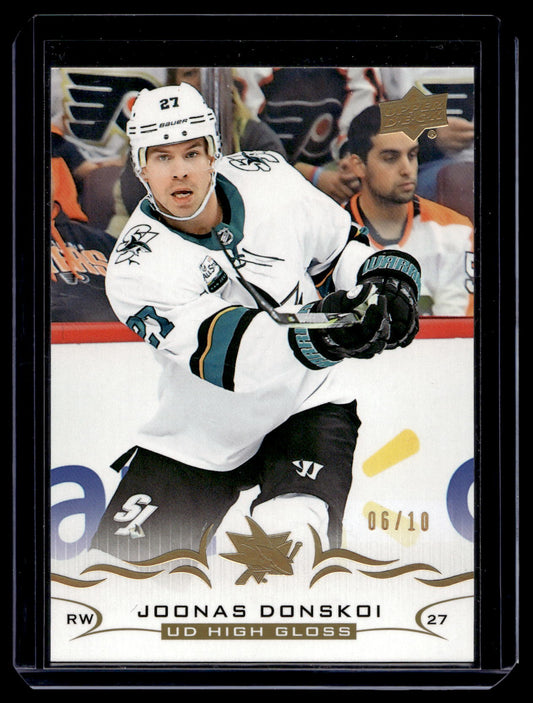 2018-19 Upper Deck - High Gloss - Joonas Donskoi #404 /10