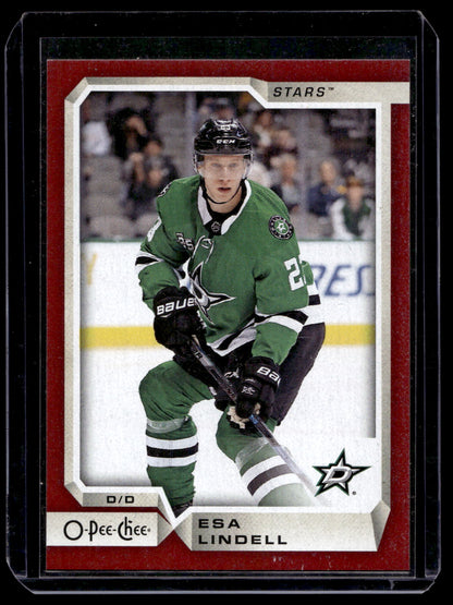 2018-19 O-Pee-Chee - Red Blank Backs - Esa Lindell #284