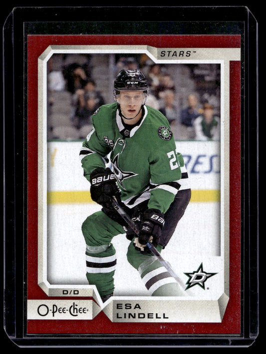 2018-19 O-Pee-Chee - Red Blank Backs - Esa Lindell #284