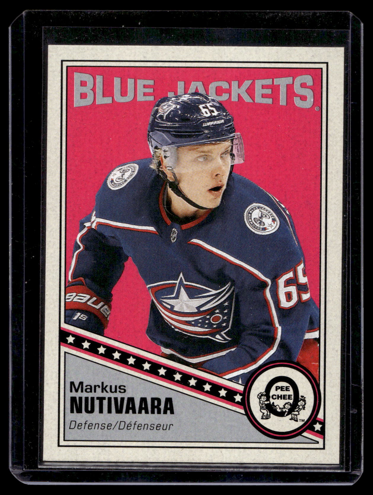 2019-20 O-Pee-Chee - Retro Blank Backs - Markus Nutivaara #375