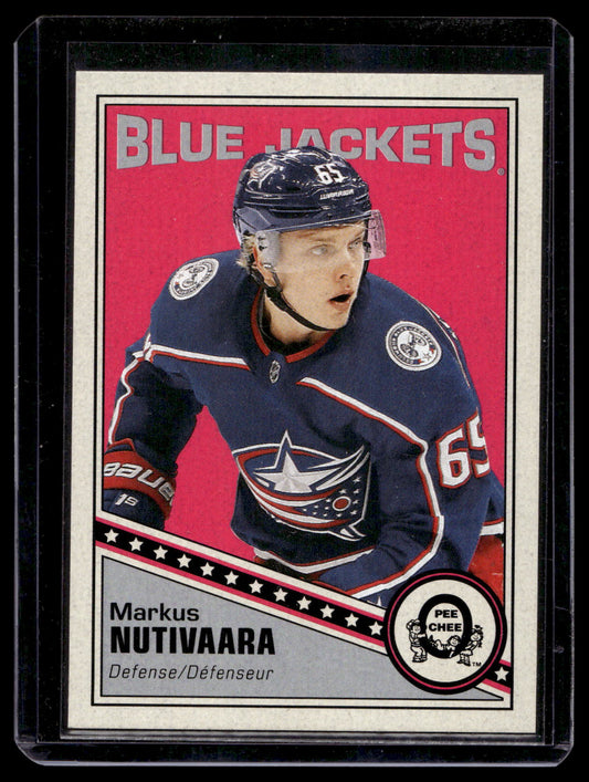 2019-20 O-Pee-Chee - Retro Blank Backs - Markus Nutivaara #375