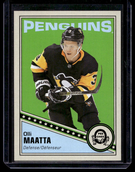 2019-20 O-Pee-Chee - Retro Blank Backs - Olli Maatta #181