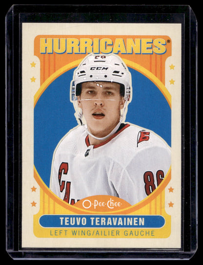 2021-22 O-Pee-Chee - Retro Blank Backs - Teuvo Teravainen #395