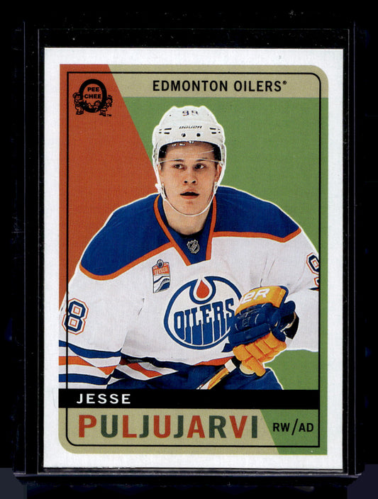 2018-19 O-Pee-Chee Retro Blank Backs Jesse Puljujarvi #90