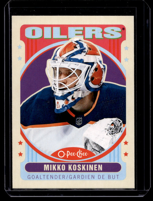 2021-22 O-Pee-Chee - Retro Blank Backs - Mikko Koskinen #115