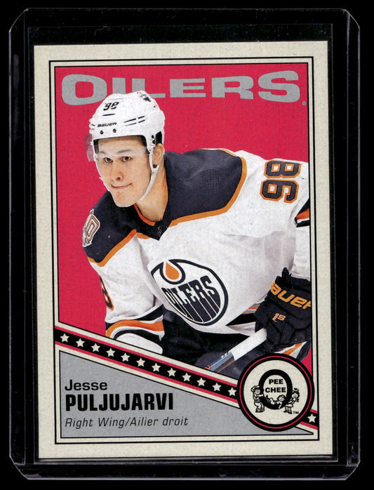 2019-20 O-Pee-Chee - Retro Blank Backs - Jesse Puljujarvi #398