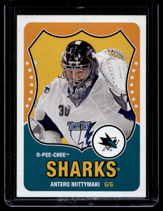 2010-11 O-Pee-Chee - Retro Blank Backs - Antero Niittymaki #473