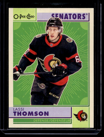 2022-23 O-Pee-Chee - Retro Blank Backs - Lassi Thomson #454