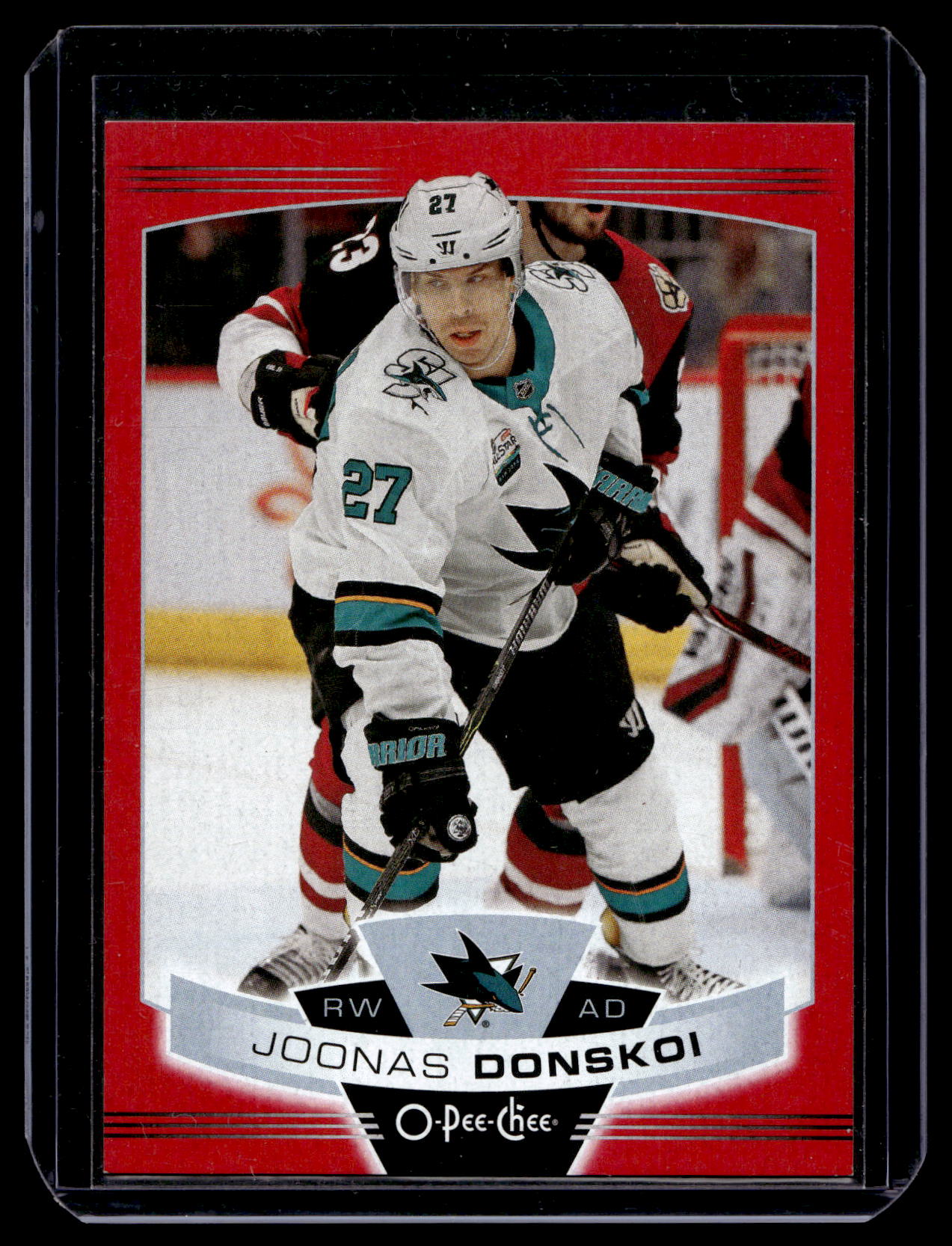 2019-20 O-Pee-Chee - Wrapper Redemption Red Blank Back - Joonas Donskoi #189