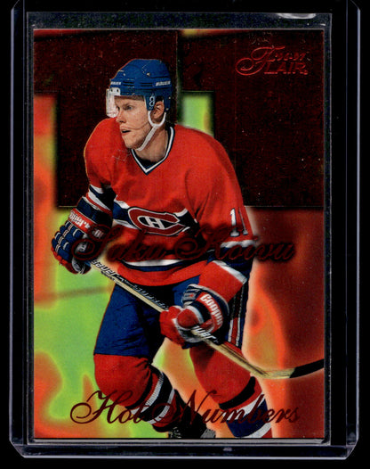 1996-97 Flair - Hot Numbers - Saku Koivu #6