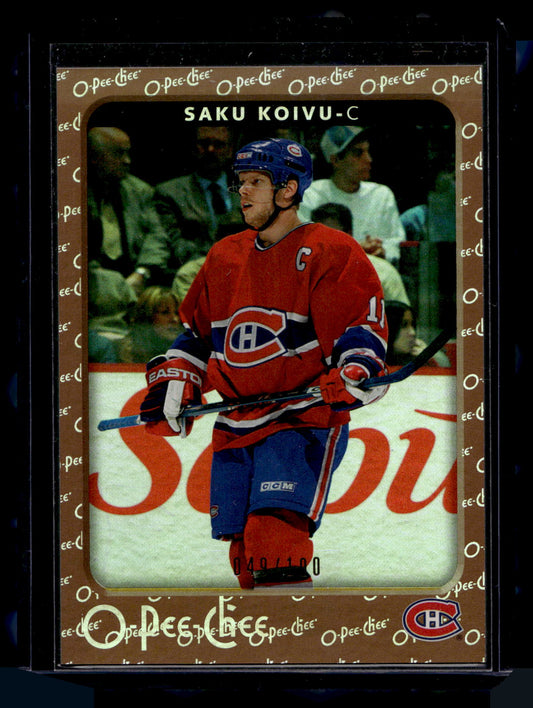 2006-07 O-Pee-Chee - Rainbow - Saku Koivu #274 /100