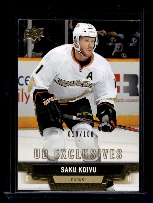 2013-14 Upper Deck - UD Exclusives - Saku Koivu #175 /100