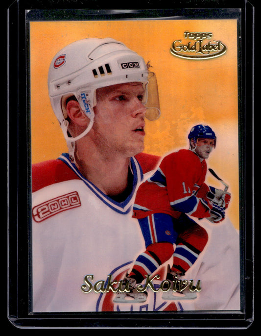1999-00 Topps Gold Label - Class 3 - Saku Koivu #7