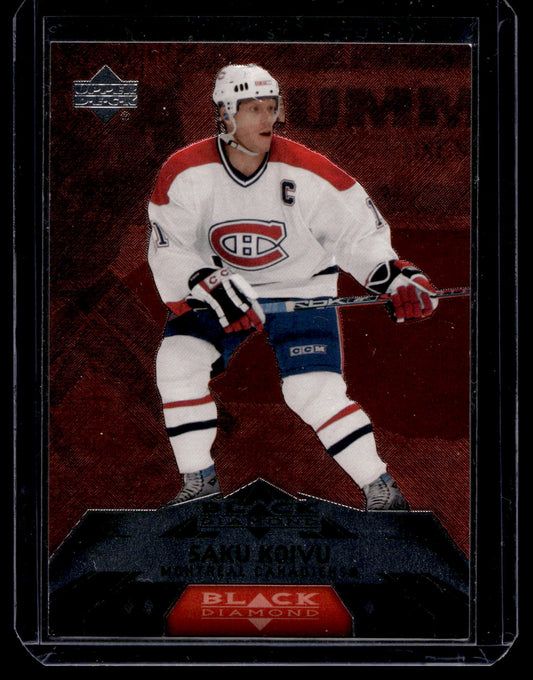 2007-08 Upper Deck Black Diamond - Ruby - Saku Koivu #139 /100