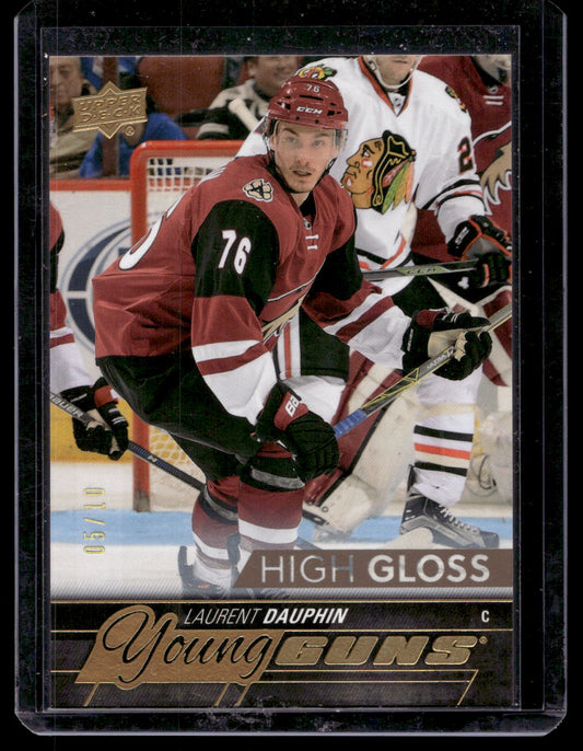 2015-16 Upper Deck - Young Guns High Gloss - Laurent Dauphin #522 /10 RC