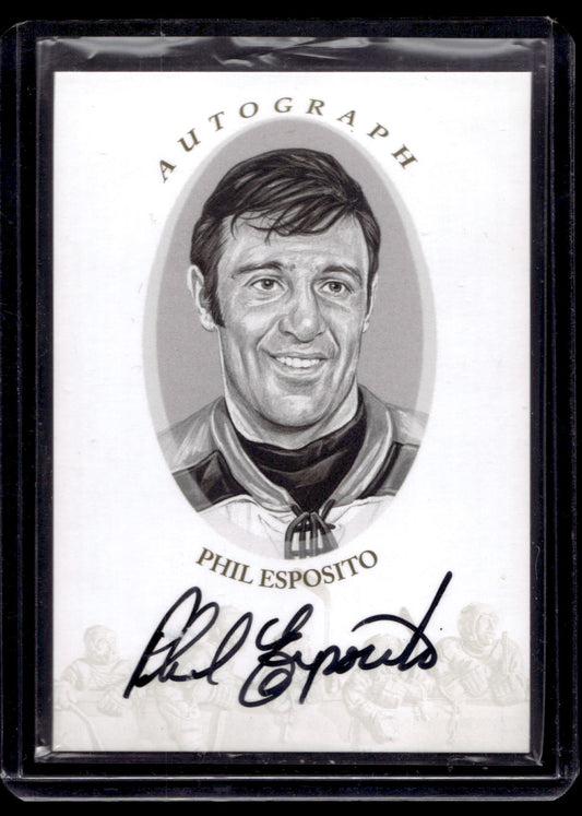 2010-11 In the Game Enshrined - Autographs - Gold - Phil Esposito #A-PE 1of1
