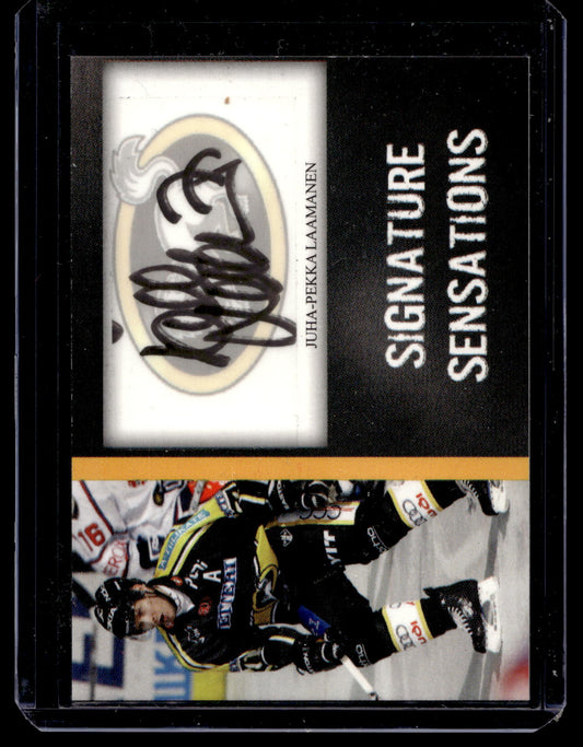 2007-08 Cardset Signature Sensations - Juha-Pekka Laamanen /85