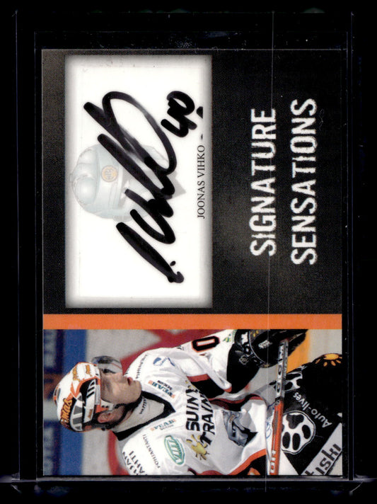 2007-08 Cardset Signature Sensations - Joonas Vihko /85