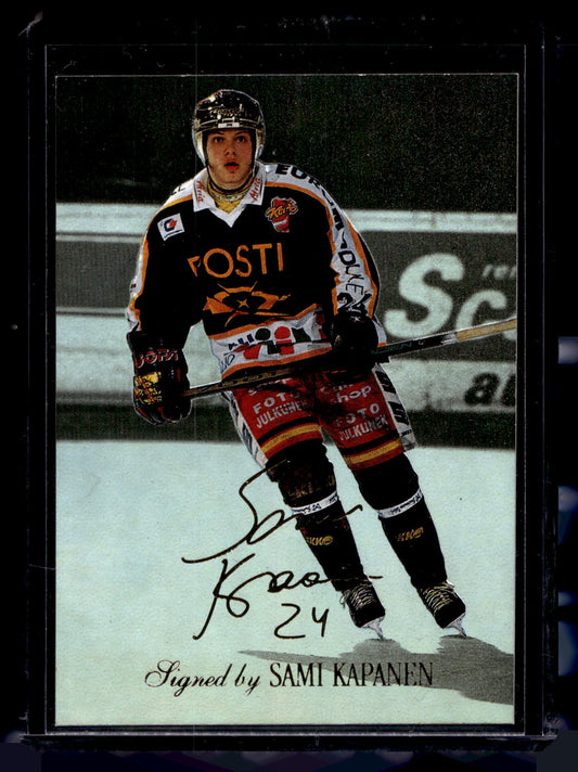 1995-96 Sisu Limited - Signed and Sealed - Sami Kapanen #1
