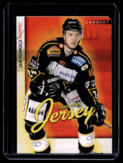 2009-10 Cardset Game Worn Jersey - Jari Viuhkola /128