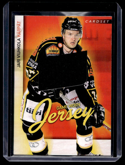 2009-10 Cardset Game Worn Jersey - Jari Viuhkola /128