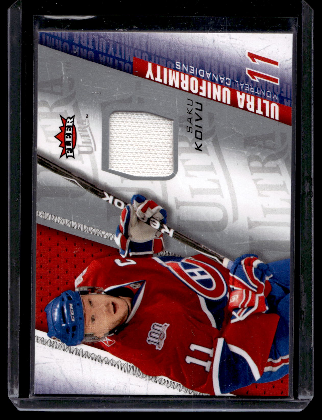 2009-10 Fleer Ultra - Ultra Uniformity - Saku Koivu #UU-SK