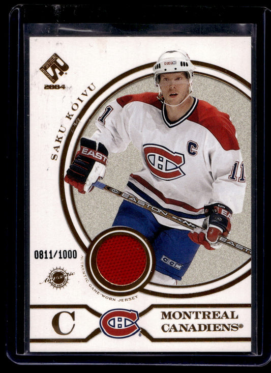 2003-04 Pacific Private Stock Reserve - Saku Koivu  #173 /1000