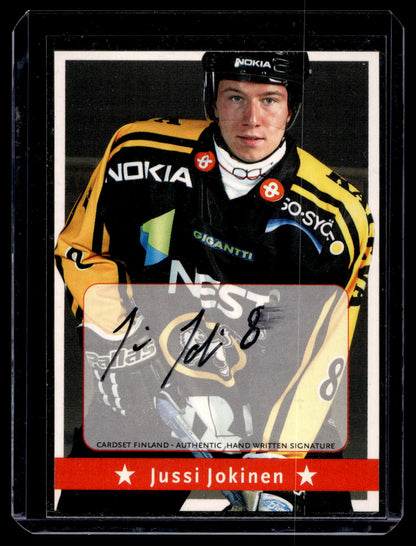 2002-03 Cardset Signature - Jussi Jokinen /1200
