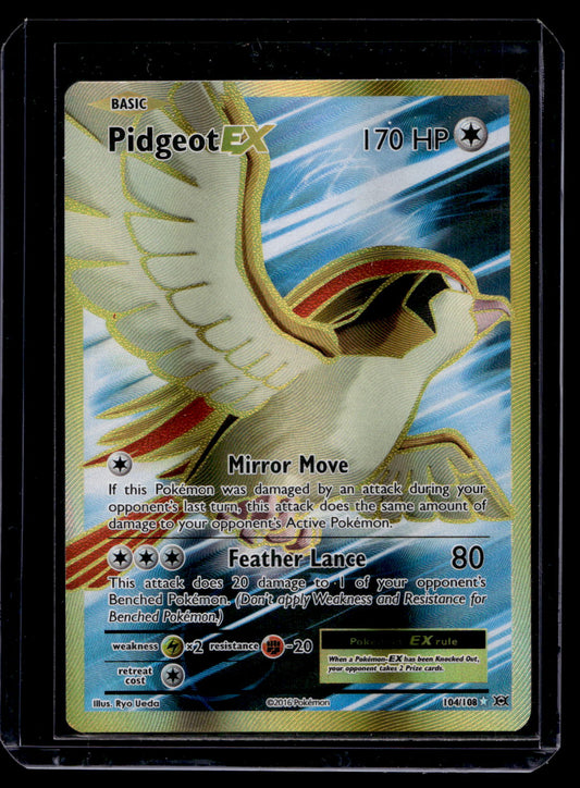2016 Pokemon - XY Evolutions - 20th Anniversary - Ultra Rare - Pidgeot EX #104
