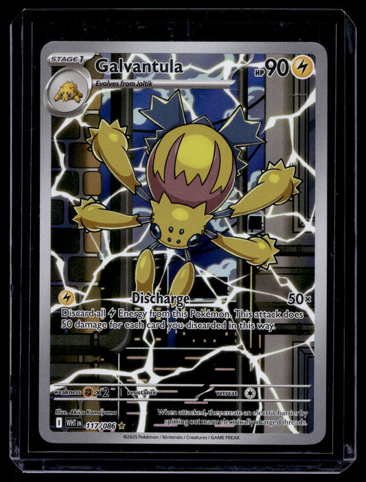 2025 Pokemon Scarlet & Violet - White Flare - Illustration Rare - Galvantula #117