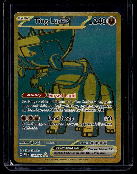 2023 Pokemon - Scarlet & Violet - Paldean Fates - Hyper Rare - Ting-Lu ex #244