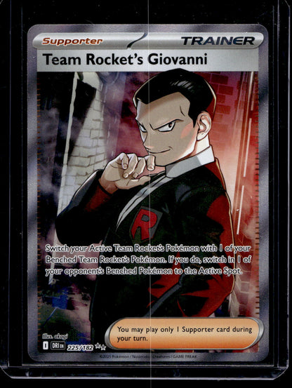 2025 Pokemon Scarlet & Violet - Destined Rivals - Ultra Rare - Team Rocket's Giovanni #225