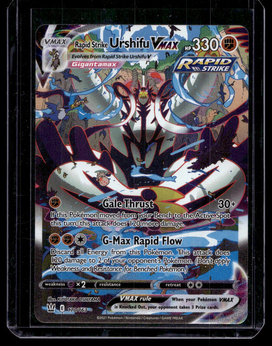 2021 Pokemon - Sword & Shield - Battle Styles - Secret - Rapid Strike Urshifu VMAX #170