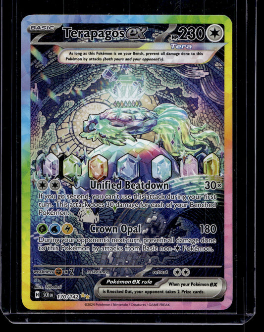 2024 Pokemon - Scarlet & Violet - Stellar Crown - Special Illustration Rare - Terapagos ex #170