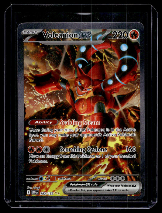 2025 Pokemon - Scarlet & Violet - Journey Together - Special Illustration Rare - Volcanion ex #182