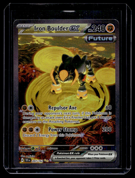 2024 Pokemon - Sword & Shield - Temporal Forces - Special Illustration Rare - Iron Boulder ex #207