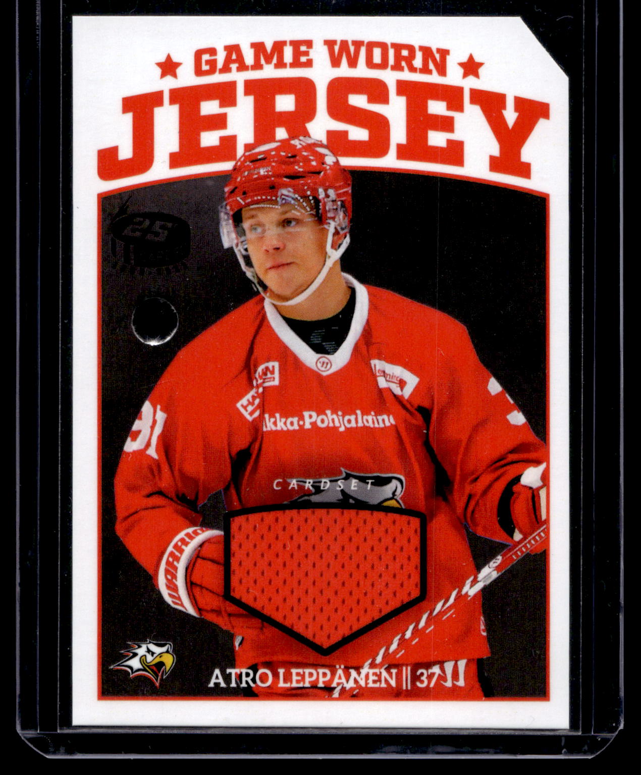 2023-24 Cardset - Game Worn Jersey - Arto Leppänen /128