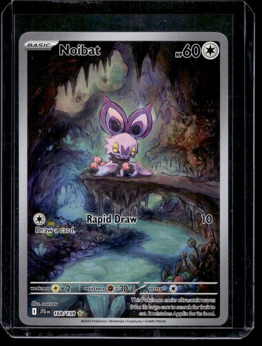 2025 Pokemon - Scarlet & Violet - Journey Together - Illustration Rare - Noibat #169