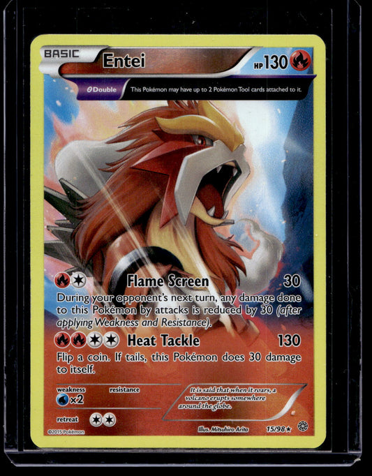 2015 Pokemon XY - Ancient Origins - Entei #15