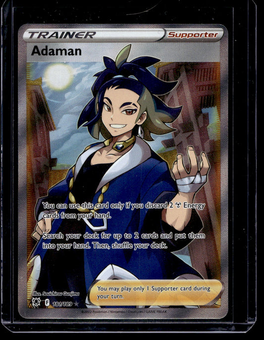 2022 Pokemon - Sword & Shield - Astral Radiance - Full Art - Adaman #181
