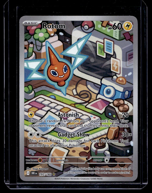 2025 Pokemon Scarlet & Violet - Destined Rivals - Illustration Rare - Rotom #197