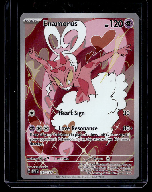 2024 Pokemon - Scarlet & Violet - Twilight Masquerade - Illustration Rare - Enamorus #180